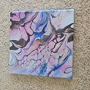 8x8" Acrylic Bloom Painting